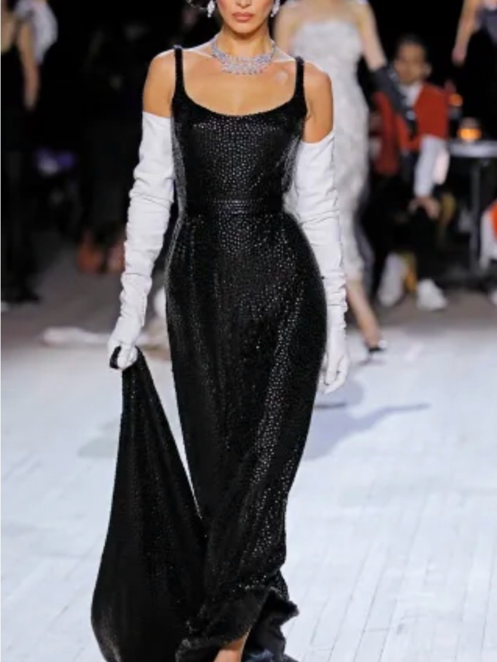 Marc Jacobs Fall 2020 Bella Hadid runway dress